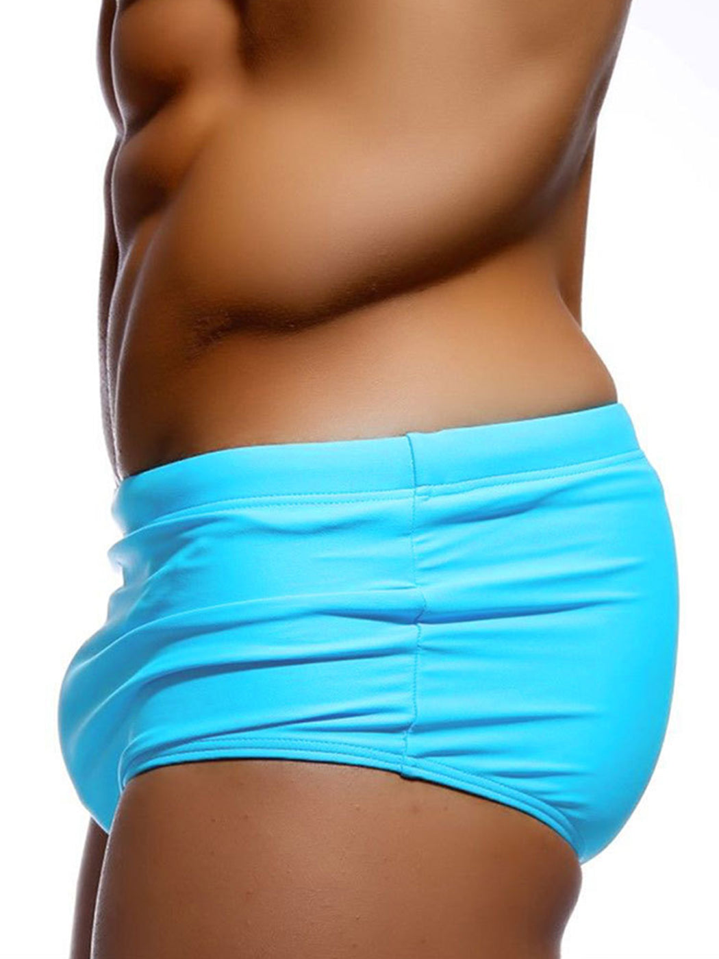 Men's Solid Color Swim Trunks