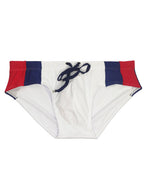 Men's Removable Pad Swim Brief with Drawstring