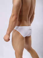 Men's Sexy Low-rise Swim Briefs with Drawstring