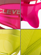 2 Pack Men's Mesh Breathable Multi-Functional Briefs
