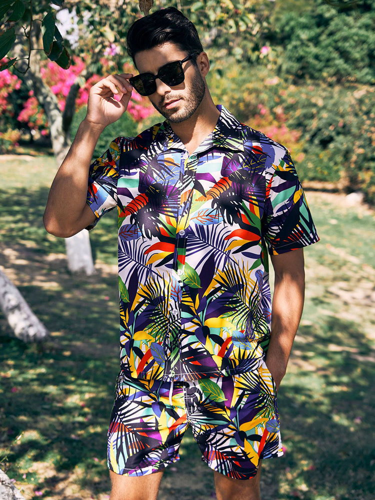 Men’s Beach Summer Holiday Patterned Sets