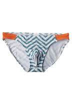 Men’s Zig Zag Swim Bikini with Removable Pad