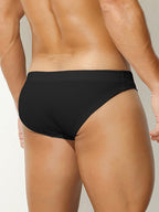 2 Pack Men's Premium Comfortable Fabric Low-Rise U-Shaped Briefs