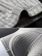 Men's Threaded Fabric U-Raised Low Rise Trunks