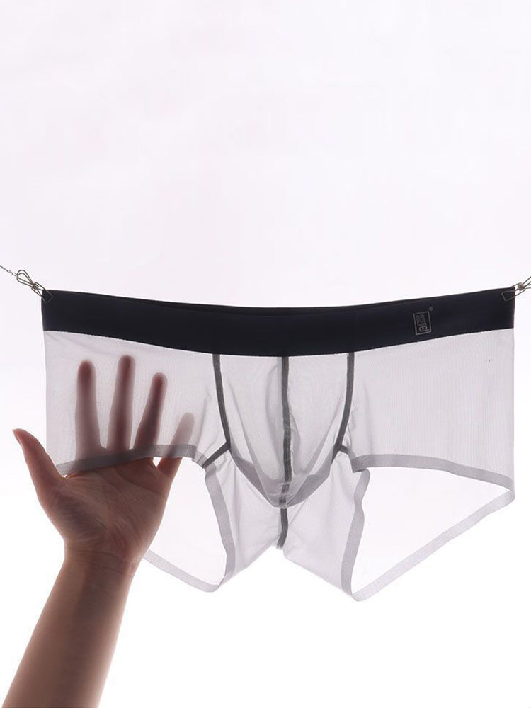 Men's Lightweight Ice Silk Seamless Trunks