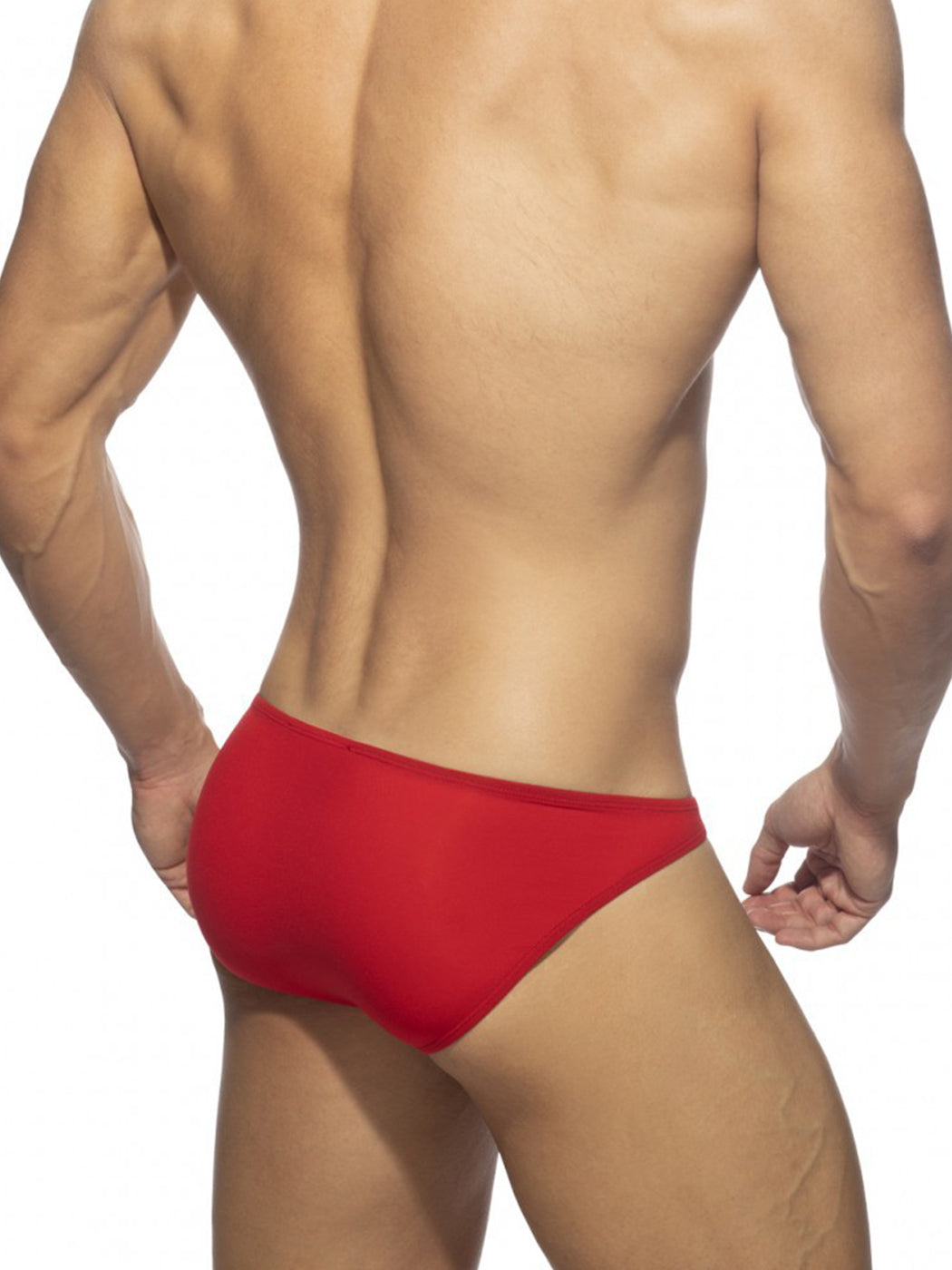 Men’s Breathable Mesh Swim Briefs with Removable Pad