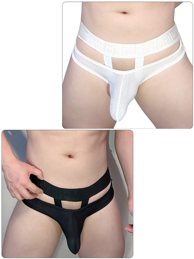 2 Pack Men's Mesh Breathable Multi-Functional Briefs