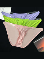 2 Pack Men's Breathable Low-Rise Ultra-Soft Modal Briefs