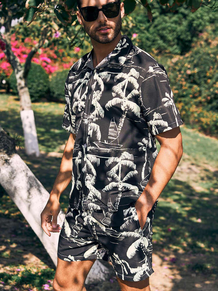 Men’s Beach Summer Holiday Patterned Sets