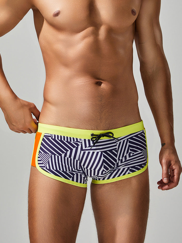 Men's Seamless Quick-Dry High Stretch Swim Shorts & Trunks