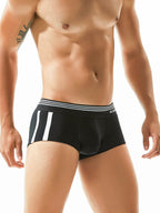Men's Slim-Fit Cotton Trunks - Low Rise & Lifting Support