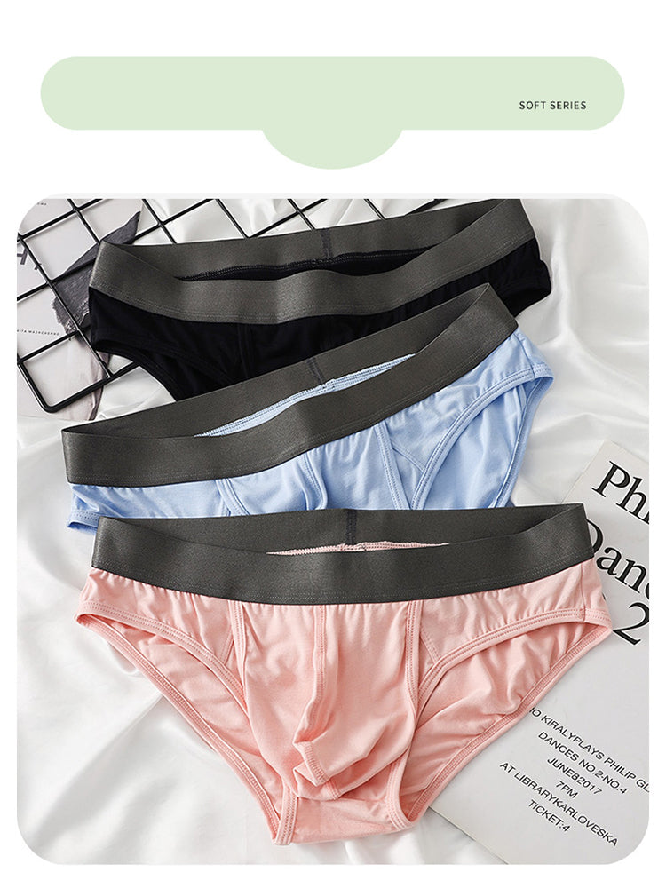 3-pack Men's Supportive Bullet Soft & Breathable Briefs