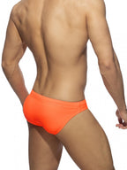 Men’s Solid Color Swim Briefs with Removable Pad