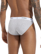 3 Pack Men's Sporty Comfy Waistband Briefs