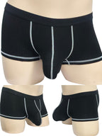 3 Pack Men's Ultra-Thin Cooling Large Supportive Pouch Breathable Low-Rise Trunks