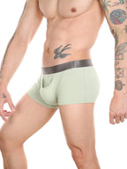 Men’s Dual Ball Pouch Trunks With Fly Front