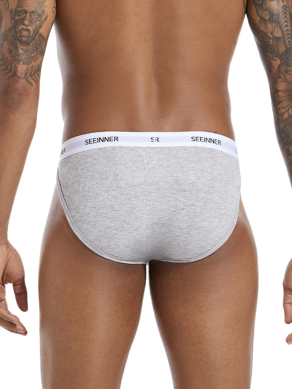3 Pack Men's Sporty Comfy Waistband Briefs