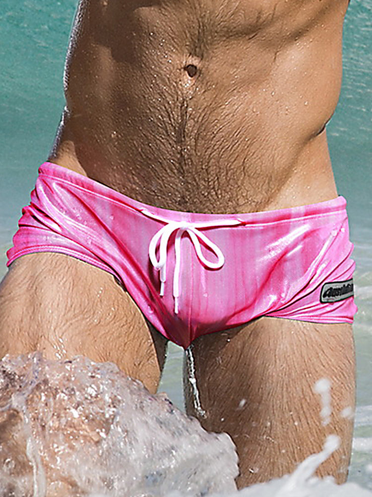 Men’s Fashionable Flash Swim Fitness Trunks