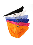 2 Pack Men's Solid Sexy Low-Rise Briefs