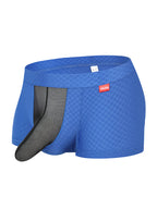 Men's Low-Rise Mesh Trunks – Breathable Nylon with 3D Pouch Support