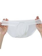 2 Pack Men's Ice Silk Breathable Sexy Low-Rise Anti-Odor Briefs