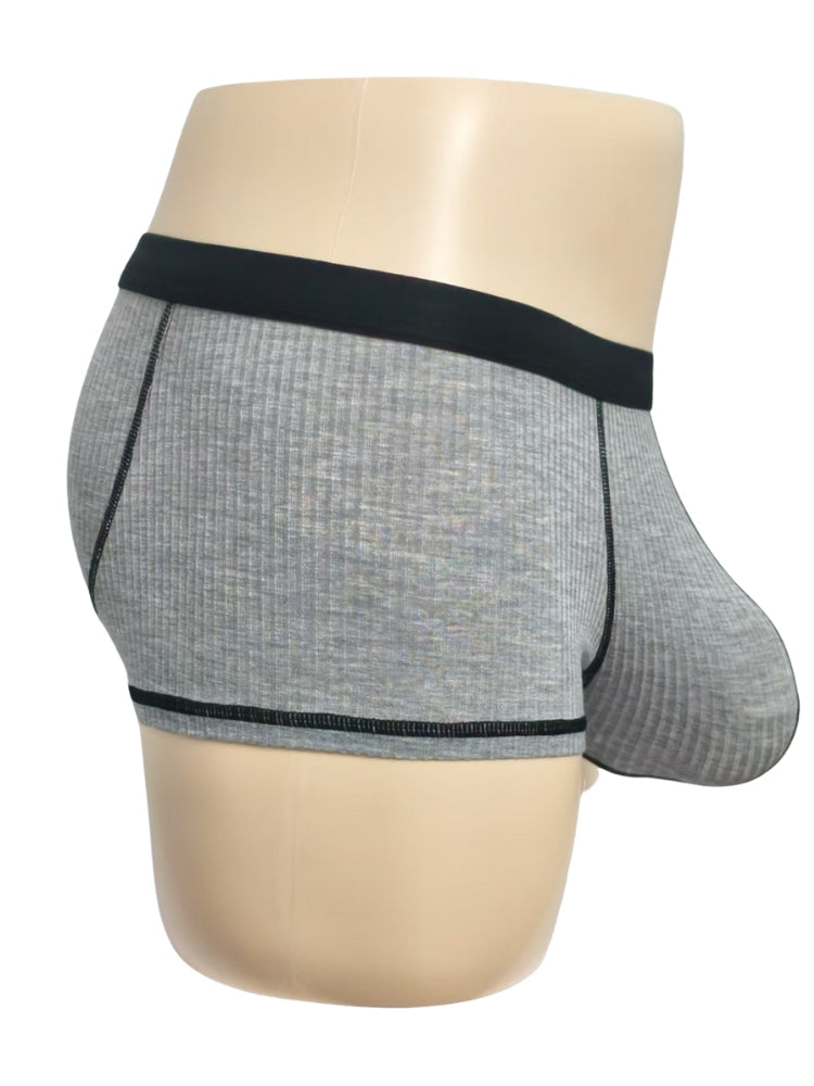 3 Pack Men's Ultra-Thin Cooling Large Supportive Pouch Breathable Low-Rise Trunks