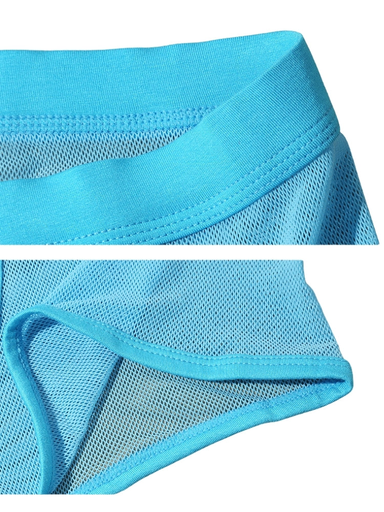 Men's Sexy Transparent Mesh Trunks