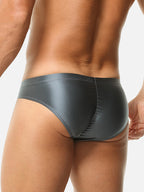 2 Pack Men's Enhancing Pouch Contour-Fit Low-Rise Breathable Briefs