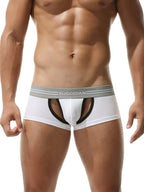 3 Pack Men’s Sexy Cutout Trunks with Lift-up Pouch