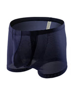 Men's Big Pouch U-convex Breathable Mesh Trunks