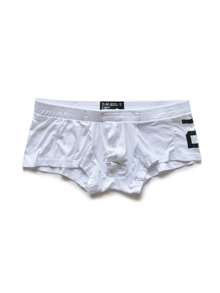 2-pack Men's Solid Color Comfortable Button-down Trunks