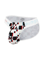 Men's Expanded Pouch Briefs with Alphabet Print – 2-Pack