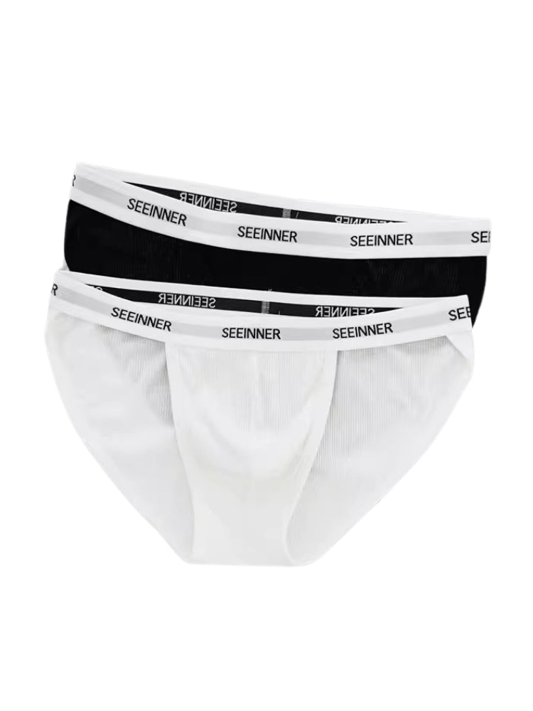 3 Pack Men's Sporty Comfy Waistband Briefs