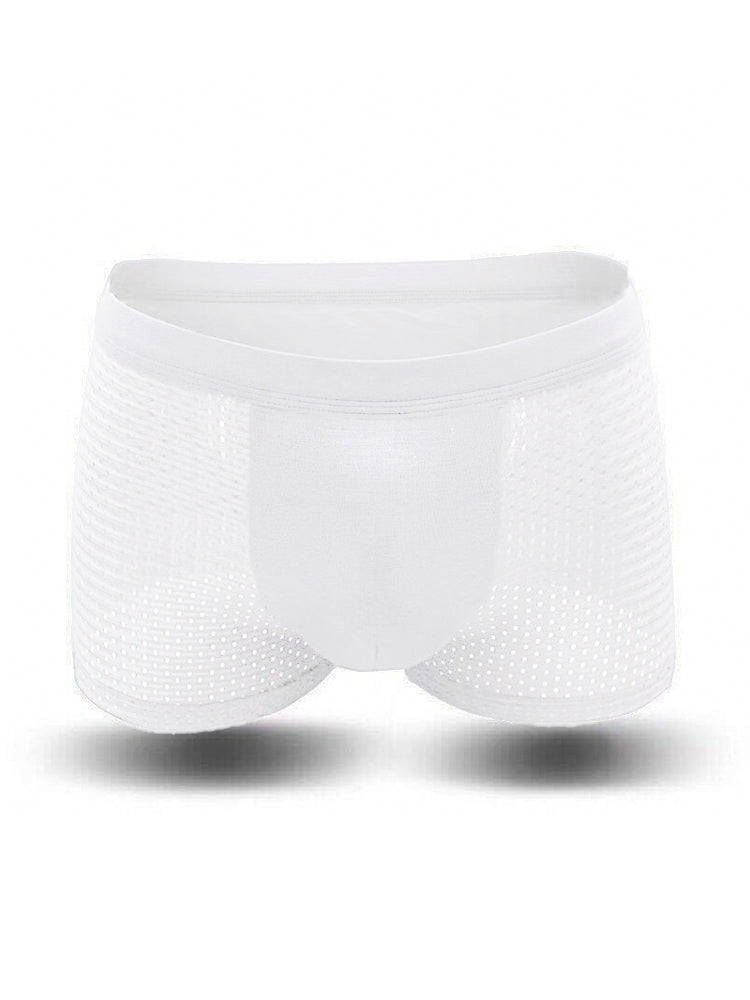 4 Pack Men’s Breathable Mesh Trunks with Antibacterial Fabric