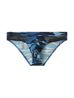 2 Pack Men's Classic Camo Mesh U-Shaped Pouch Breathable Briefs