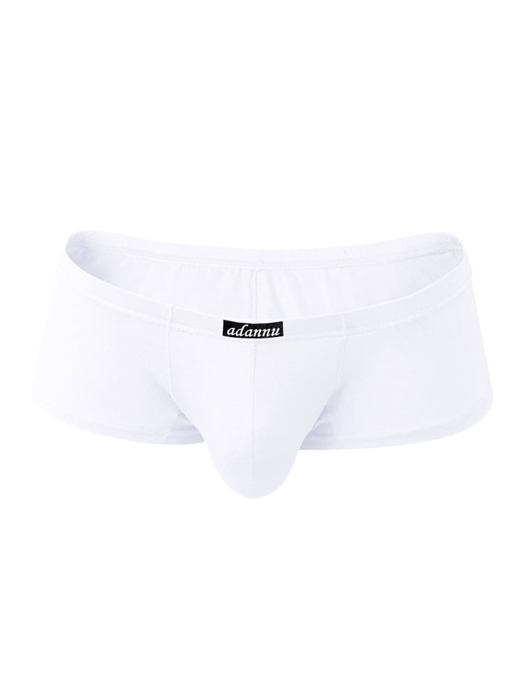 2 Pack Men's Comfy Low-rise Contoured Pouch Trunks