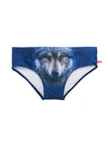 Men's Low-Rise Stylish Animal Print Swim Briefs