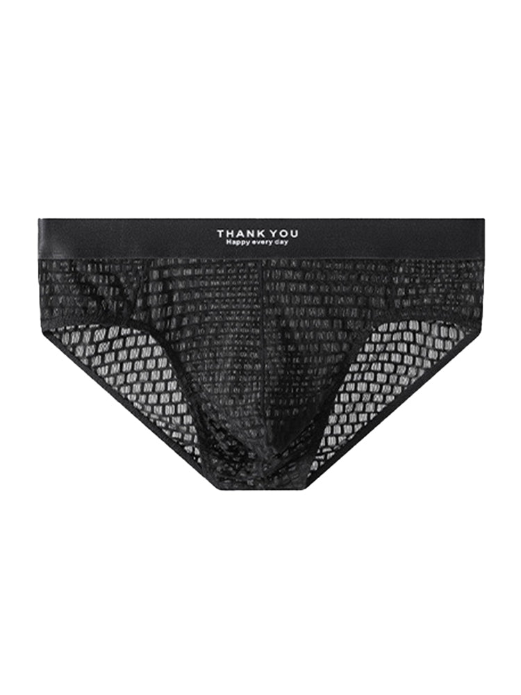 2 Pack Men's Soft & Breathable Icy Silk Quick-Dry Mid-Rise Comfort Cooling Briefs