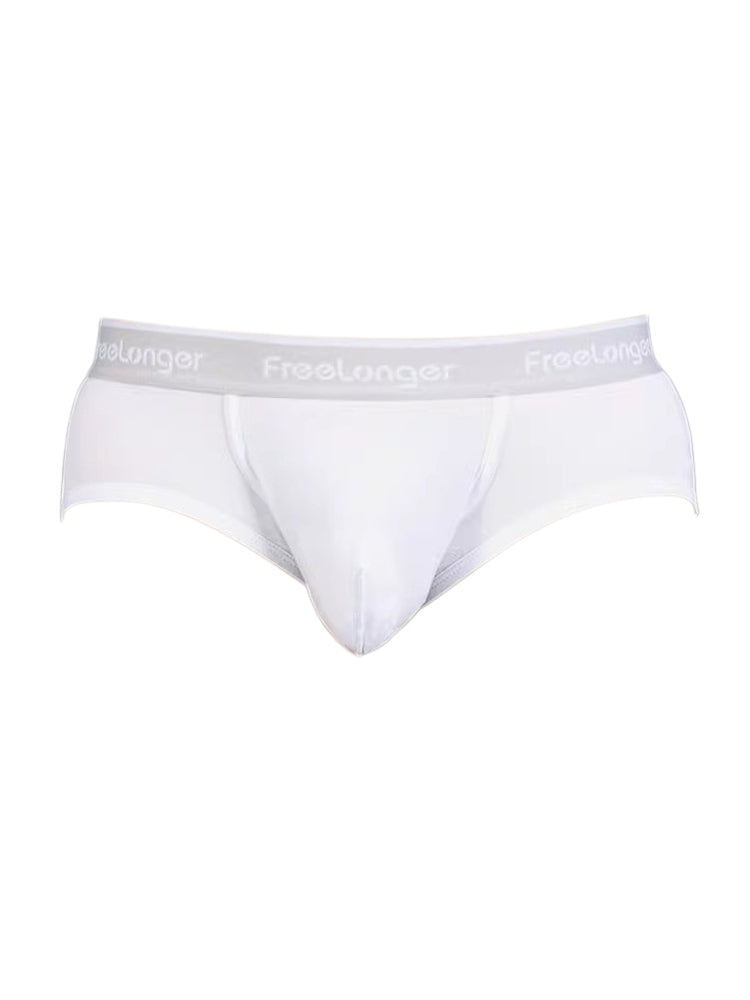 FreeLonger Men's Comfy Separate Support Pouch Briefs