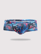 4 Pack Men's U-Pouch Low-Rise Moisture-Wicking Trunks