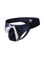 2 Pack Men's Large Pouch High Elastic Ice Silk Breathable Swim Thongs