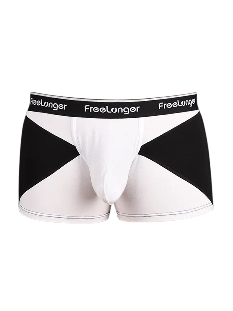 FreeLonger Men’s U convex Separate Support Pouch Trunks