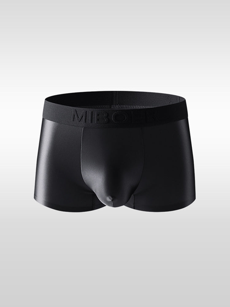 2 Pack Men's Premium Ice Silk Trunks – Ultra-Soft, Lightweight & Breathable