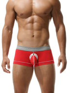 2 Pack Men's Detachable Pouch Breathable Boxer Briefs