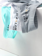 3 Packs of Men's Ice Silk Seamless Convex Pouch Briefs