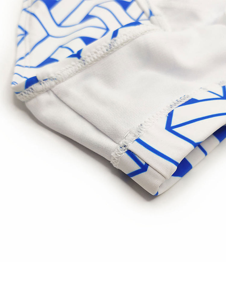 Men's 3D Pouch Printed Fitness Swim Briefs