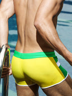 Men's Trendy Color-Block Swim Shorts