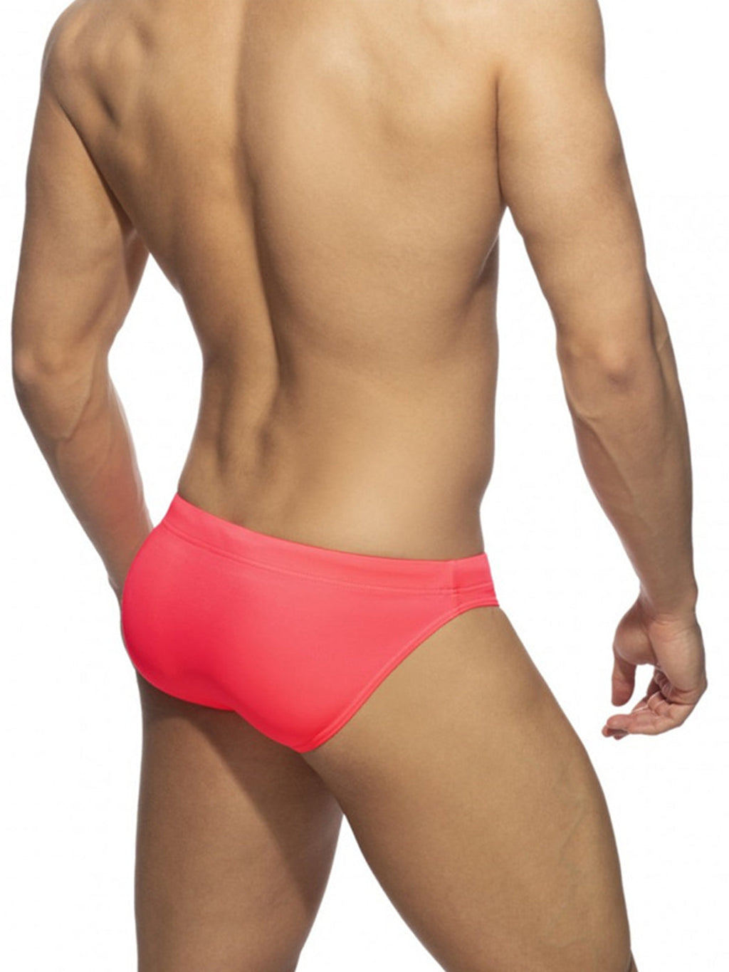 Men’s Solid Color Swim Briefs with Removable Pad