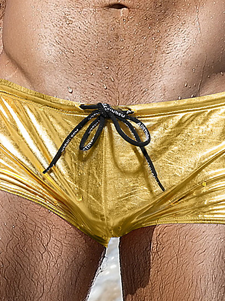 Men’s Fashionable Flash Swim Fitness Trunks