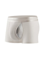 3 Pack Men's Breathable Comfort Double-Sided Access Soft Waffle Cotton Trunks